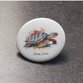 Vibrant Voyager, custom Ronde Button 3,2 Cm