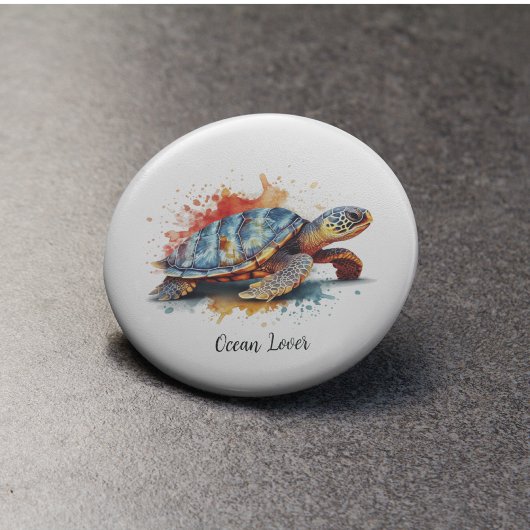 Vibrant Voyager, custom Ronde Button 3,2 Cm