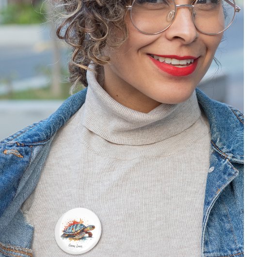 Vibrant Voyager, custom Ronde Button 3,2 Cm