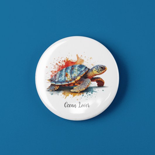 Vibrant Voyager, custom Ronde Button 3,2 Cm