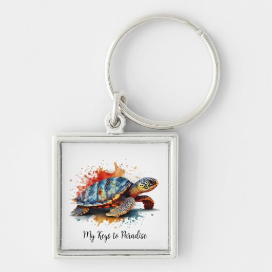 Vibrant Voyager, custom Sleutelhanger (Voorkant)