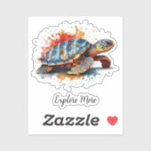 Vibrant Voyager, custom Sticker (Vel)