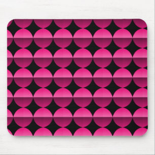 Vibrant warmroze retro Flair Mousepad Muismat