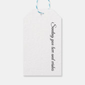 Vibrant Watercolor Dandelion, custom Cadeaulabel (Achterkant)