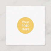 Vibrant Watercolor Tree Thank You Business Informatiekaartje (Achterkant)