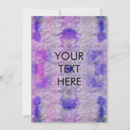 Vibrant Waterverf Tie Dye Blank Kaart