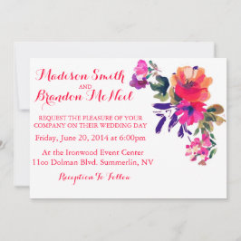 Vibrant Waterverf Weddenschap Kaart