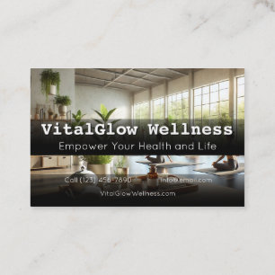 Vibrant Wellness Visitekaartje geeft energie aan u
