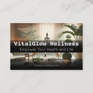 Vibrant Wellness Visitekaartje geeft energie aan u