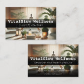 Vibrant Wellness Visitekaartje geeft energie aan u (Voorkant / Achterkant)