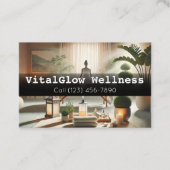 Vibrant Wellness Visitekaartje geeft energie aan u (Voorkant)
