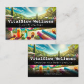 Vibrant Wellness Visitekaartje geeft energie aan u (Voorkant / Achterkant)