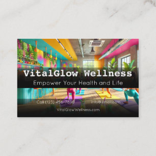 Vibrant Wellness Visitekaartje geeft energie aan u