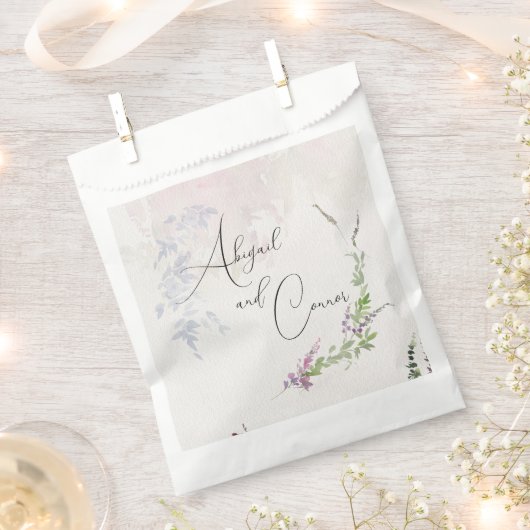 Vibrant Wildbloem Roze Violet Classic Round Stic Bedankzakje (Geknipt)