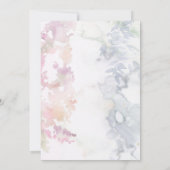 Vibrant Wildbloemen Roze Violet Geel Kaart (Achterkant)