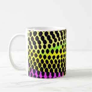 "Vibrant Wilderness" Kleurrijke Abstracte Print Koffiemok