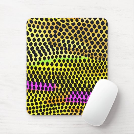 "Vibrant Wilderness" Kleurrijke Abstracte Print Muismat (Met muis)
