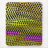 "Vibrant Wilderness" Kleurrijke Abstracte Print Muismat (Voorkant)