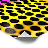 "Vibrant Wilderness" Kleurrijke Abstracte Print Perfect Poster (Hoek)