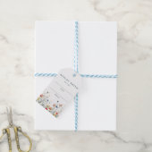 Vibrant Wildflower Prijs Label Cadeaulabel (Met Touw)