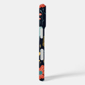 Vibrant Wildflowers on Navy Blue Case-Mate iPhone Case (Achterkant / Rechts)