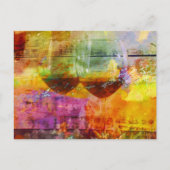 Vibrant Wine Digital Art Briefkaart (Voorkant)