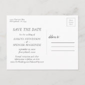 Vibrant Wisps | Donkere juweetfoto-weddenschap Aankondigingskaart (Achterkant)