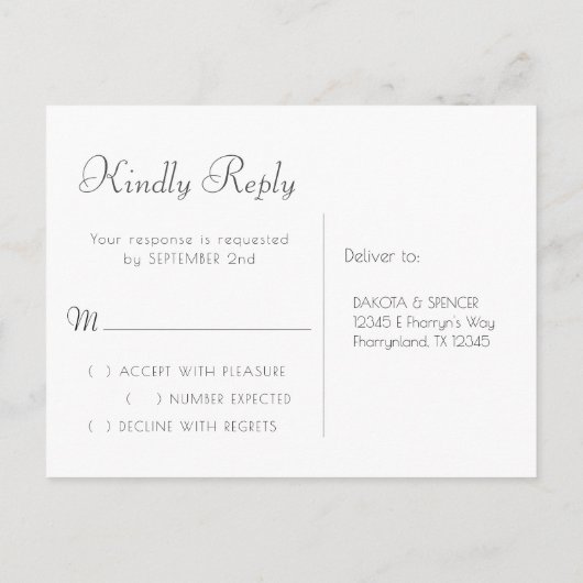 Vibrant Wisps | Waterverf Jewel Tone RSVP Uitnodiging Briefkaart (Achterkant)