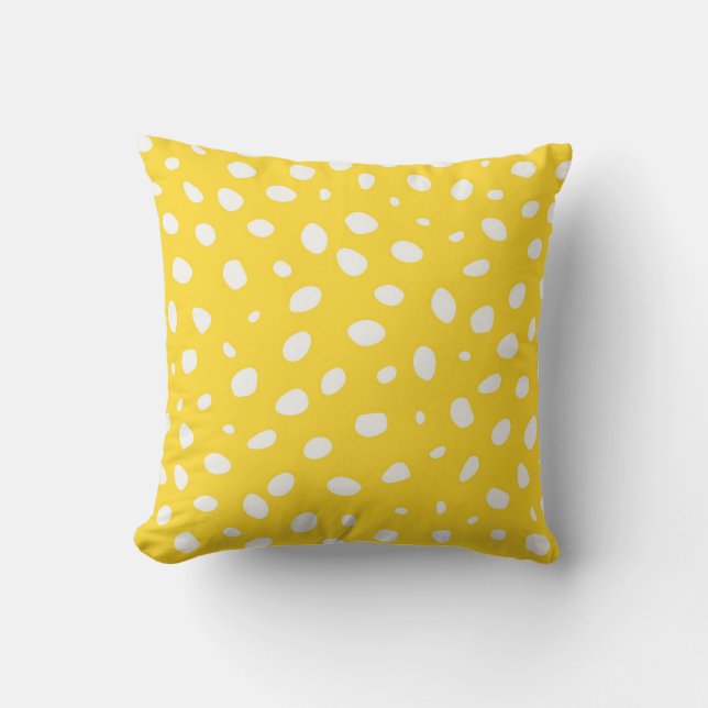 Vibrant Yellow Chic Couch Modern Patroon 07 Kussen (Voorkant)