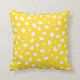 Vibrant Yellow Chic Couch Modern Patroon 07 Kussen