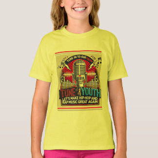 Vibrant Yellow: Stem af op ons T-shirt voor jonger