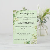 Vibrant Yellow Tulip & Ranunculus Formal Wedding I Kaart (Staand voorkant)