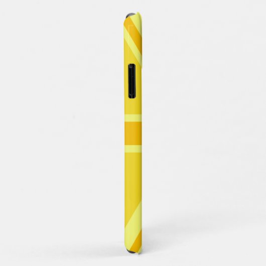 Vibrant Yellow Union Jack Case-Mate iPhone Case (Achterkant/rechts)