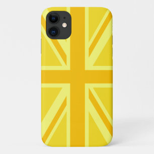 Vibrant Yellow Union Jack Case-Mate iPhone Case
