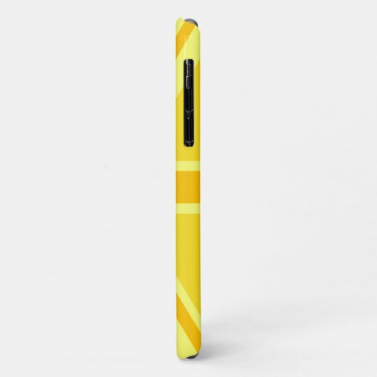 Vibrant Yellow Union Jack Case-Mate iPhone Case (Achterkant/links)