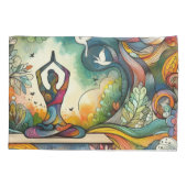 Vibrant Yoga Serenity Standaard Kussensloop (Achterkant)