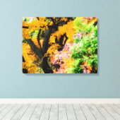 Vibrant Zen Garden Canvas Afdruk (Insitu (Houten vloer))