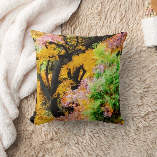 Vibrant Zen Garden Kussen (Deken)