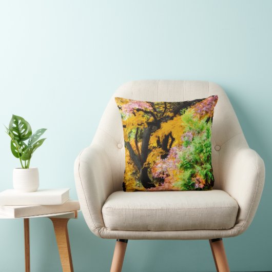 Vibrant Zen Garden Kussen (Stoel)