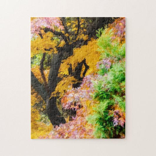 Vibrant Zen Garden Legpuzzel (Verticaal)