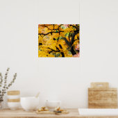 Vibrant Zen Garden Poster (Keuken)