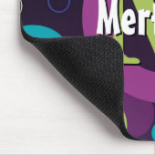 Vibrantcirkels Ringretro Aangepast PAARS Muismat (Hoek)