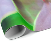 Vibrantgroene en paarse bladeren cadeaupapier (Rol Hoek)