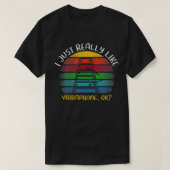 Vibraphone Lover... ik hou echt van Vibrap T-shirt (Design voorkant)