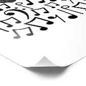 Vibraphone Musical Notes Percussionist Musicus Foto Afdruk (Hoek)