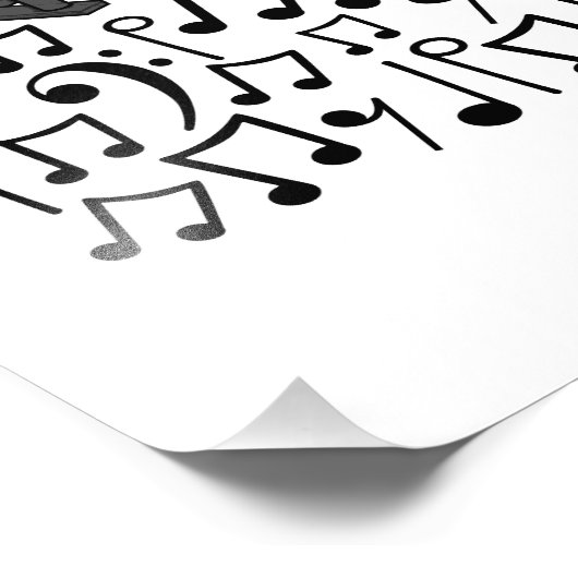 Vibraphone Musical Notes Percussionist Musicus Foto Afdruk (Hoek)