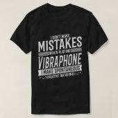 Vibraphone Player Musical Instrument Vibraphone T- T-shirt (Design voorkant)