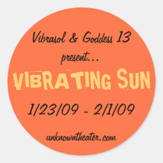 Vibrasol 1/23/09 - 2/1/09 ronde sticker