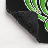 Vibraties Muzikale Liefde Groene Hart Muziek Nota  Muismat (Hoek)