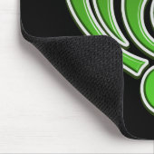 Vibraties Muzikale Liefde Groene Hart Muziek Nota  Muismat (Hoek)